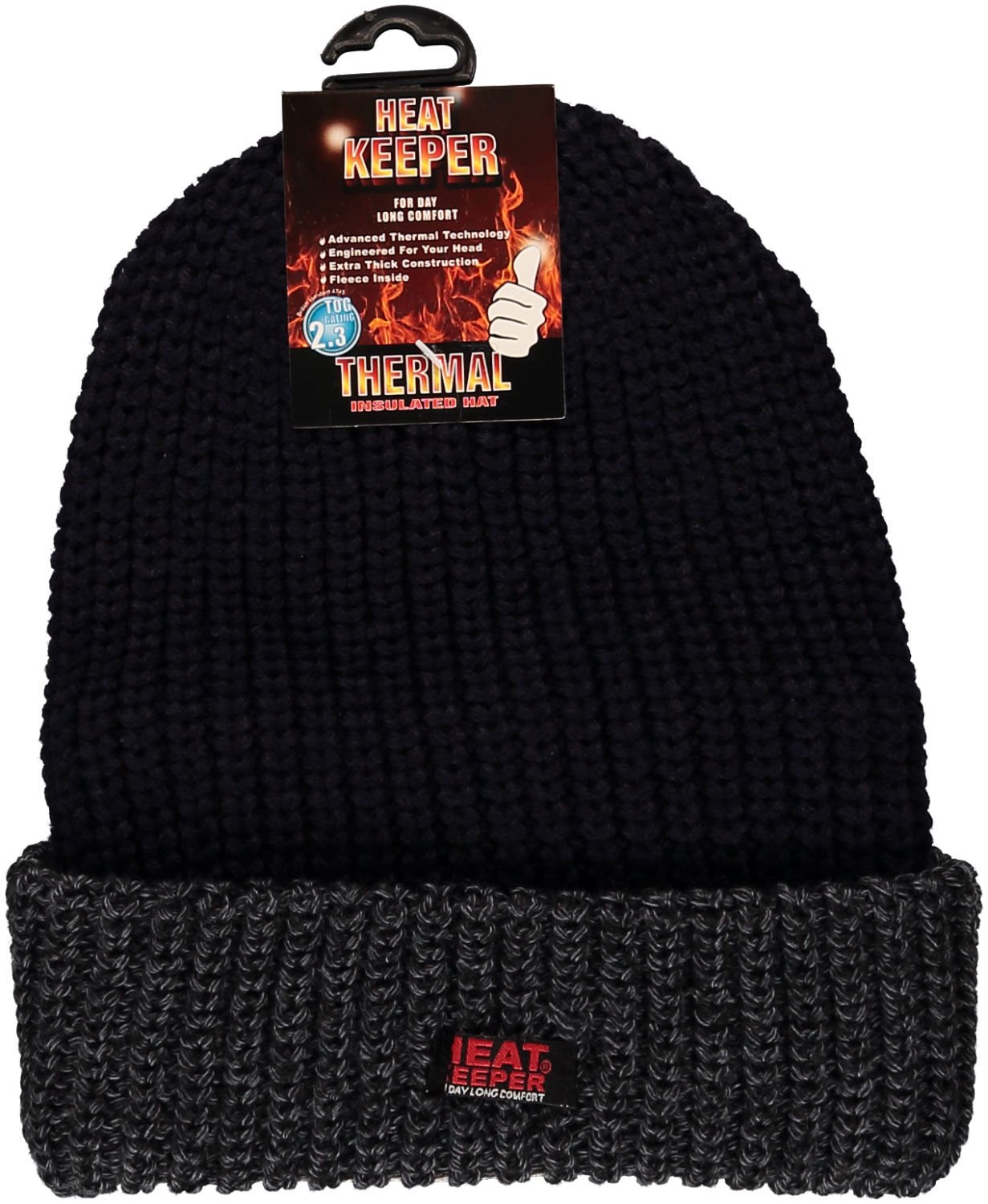 Heatkeeper Gebreid - muts - Zwart