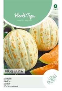Hortitops Meloen Citrullus lanatus Oranje Ananas - Fruitzaden