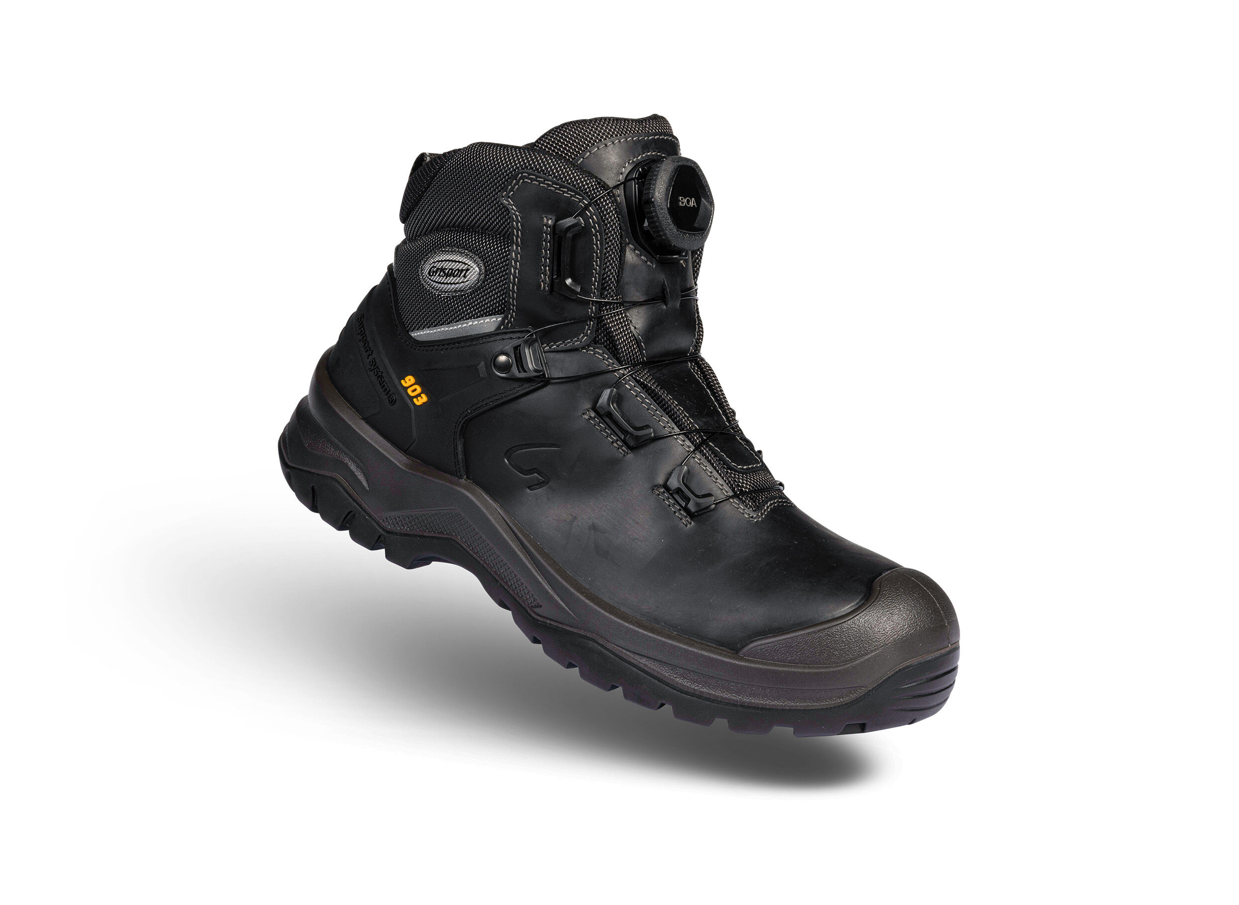 Grisport 903 - Werkschoenen - met Boa sluiting - Zwart - 48