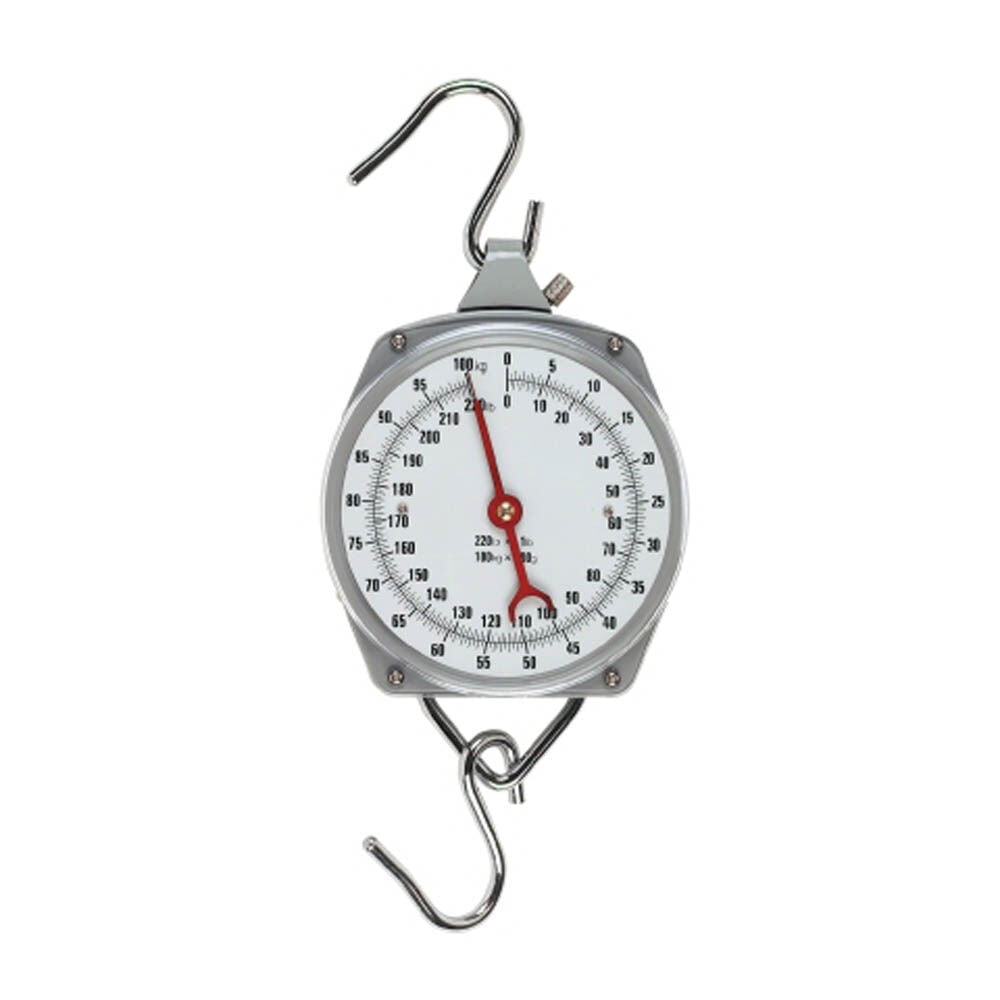 Kerbl Hangmodel - Weegklok 100 kg - 500 Gram - Grijs Kerbl Hangmodel - Weegklok 100 kg - 500 Gram - Grijs
