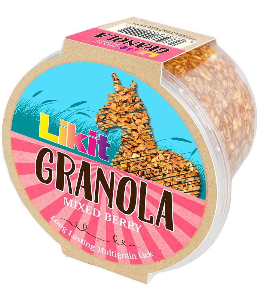 LIKIT Mixed bessen Granola - Paardensnoepjes - 550 Gram - Bessen LIKIT Mixed bessen Granola - Paardensnoepjes - 550 Gram - Bessen