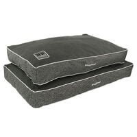 Happy-House Blokkussen Casual - Hondenkussen - grijs - 125x80x15 cm - L
