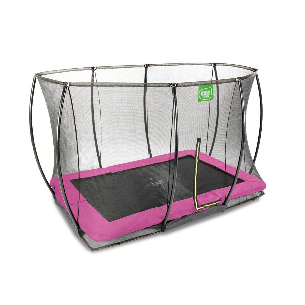 Exit Silhouette - Inground trampoline - Roze - 1x244x366 cm