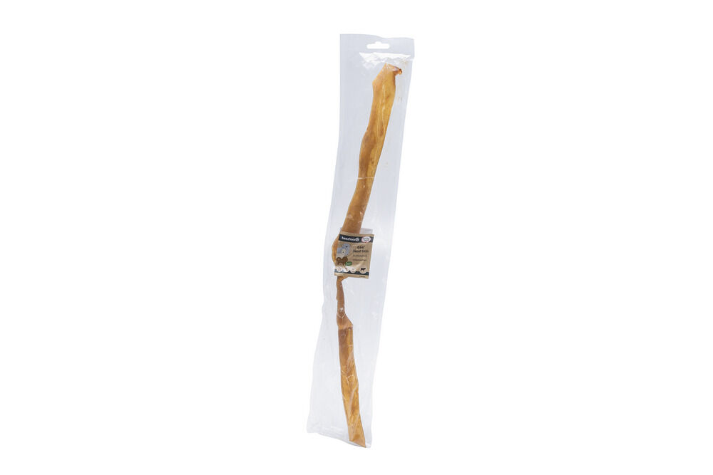Beeztees Runderkophuid - Hondensnack - 1 Stuks - rund Beeztees Runderkophuid - Hondensnack - 1 Stuks - rund