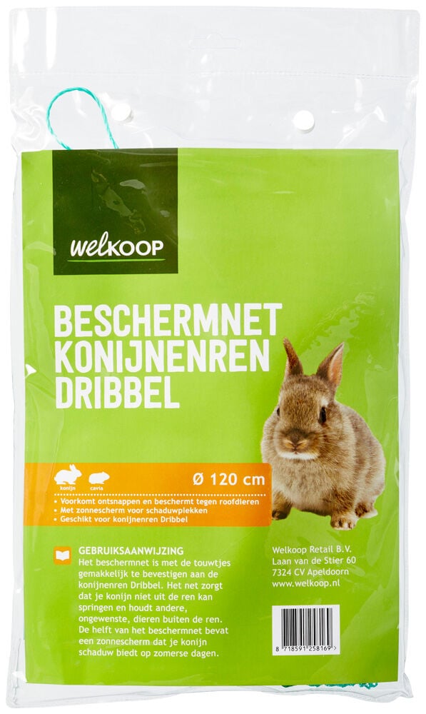 Welkoop Dribbel Konijnenren - Beschermnet Welkoop Dribbel Konijnenren - Beschermnet