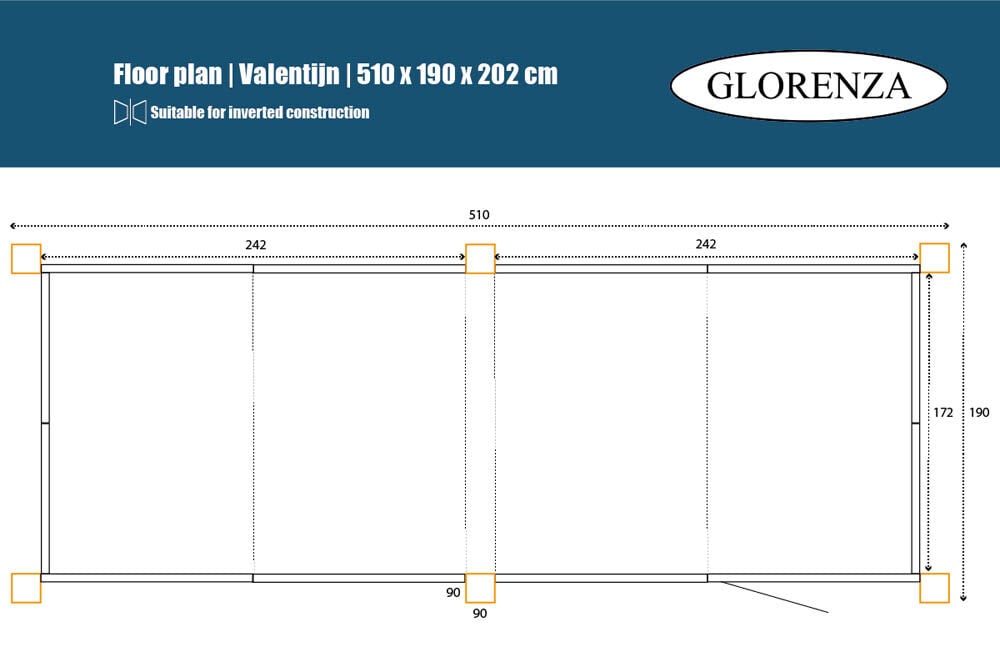 Glorenza Valentijn - Kattenren - Antraciet - 202x190x510 cm