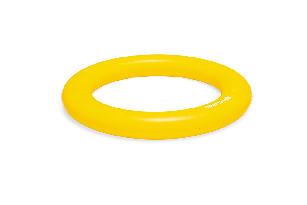 Beeztees Apporteerspeelgoed ring - Hondenspeelgoed - Geel - 29.9x21.9x2.8 cm