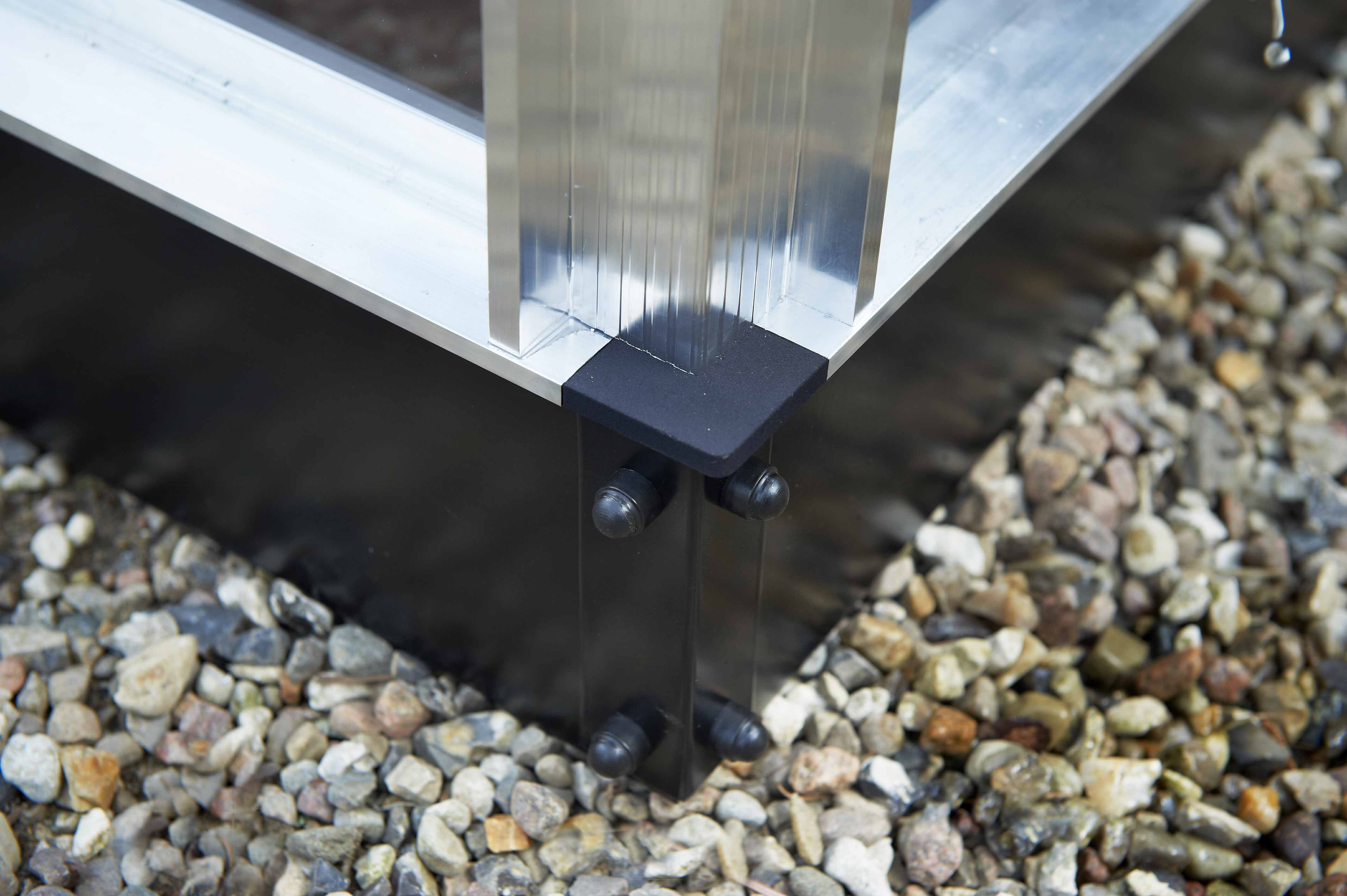 HALLS Magnum 148 Tuinkas - Fundering - zwart - 12x3x1 cm