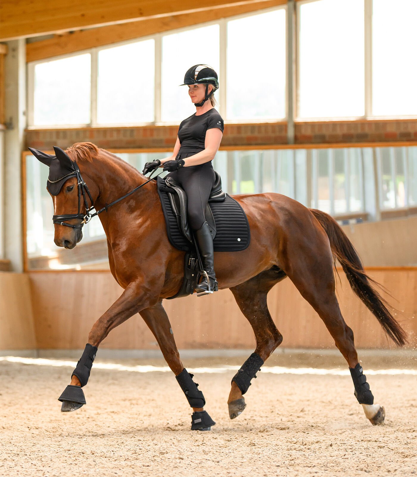 Waldhausen Trinidad- Zadeldek - Zwart - Full