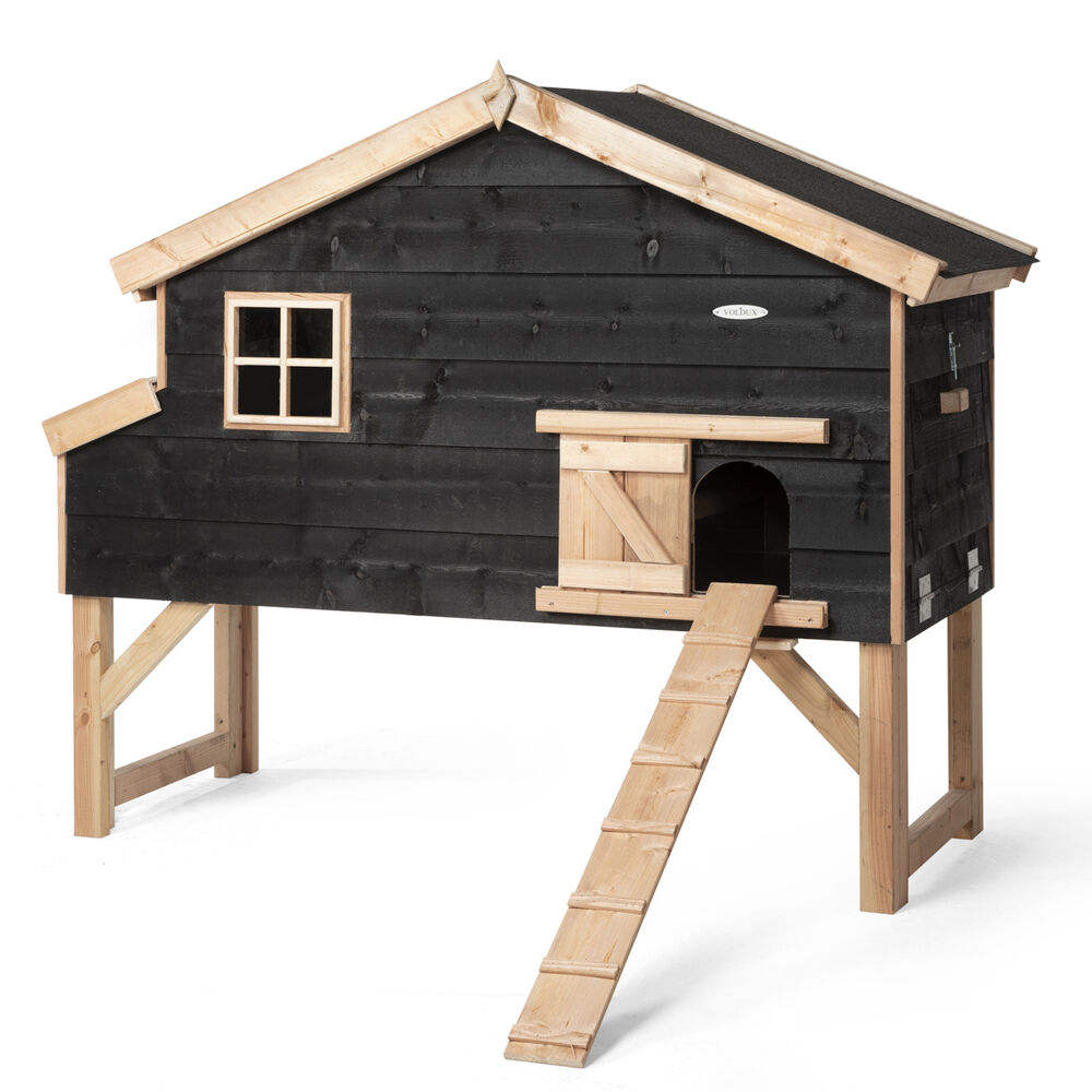 Voldux Jens XL - Kippenhok - Naturel/zwart