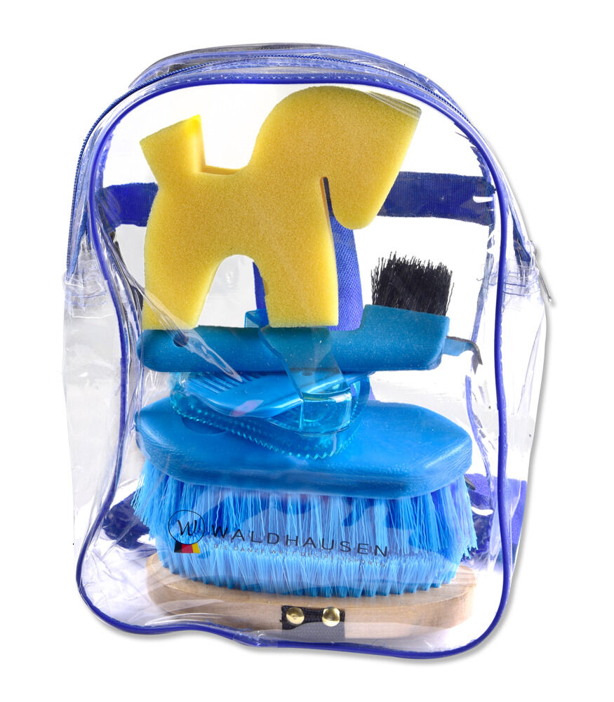 Waldhausen - Poetstas met inhoud - Blauw - 28x23x9 cm