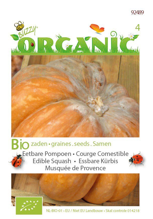 Organic Pompoen Musquee de Provence - Groentezaden