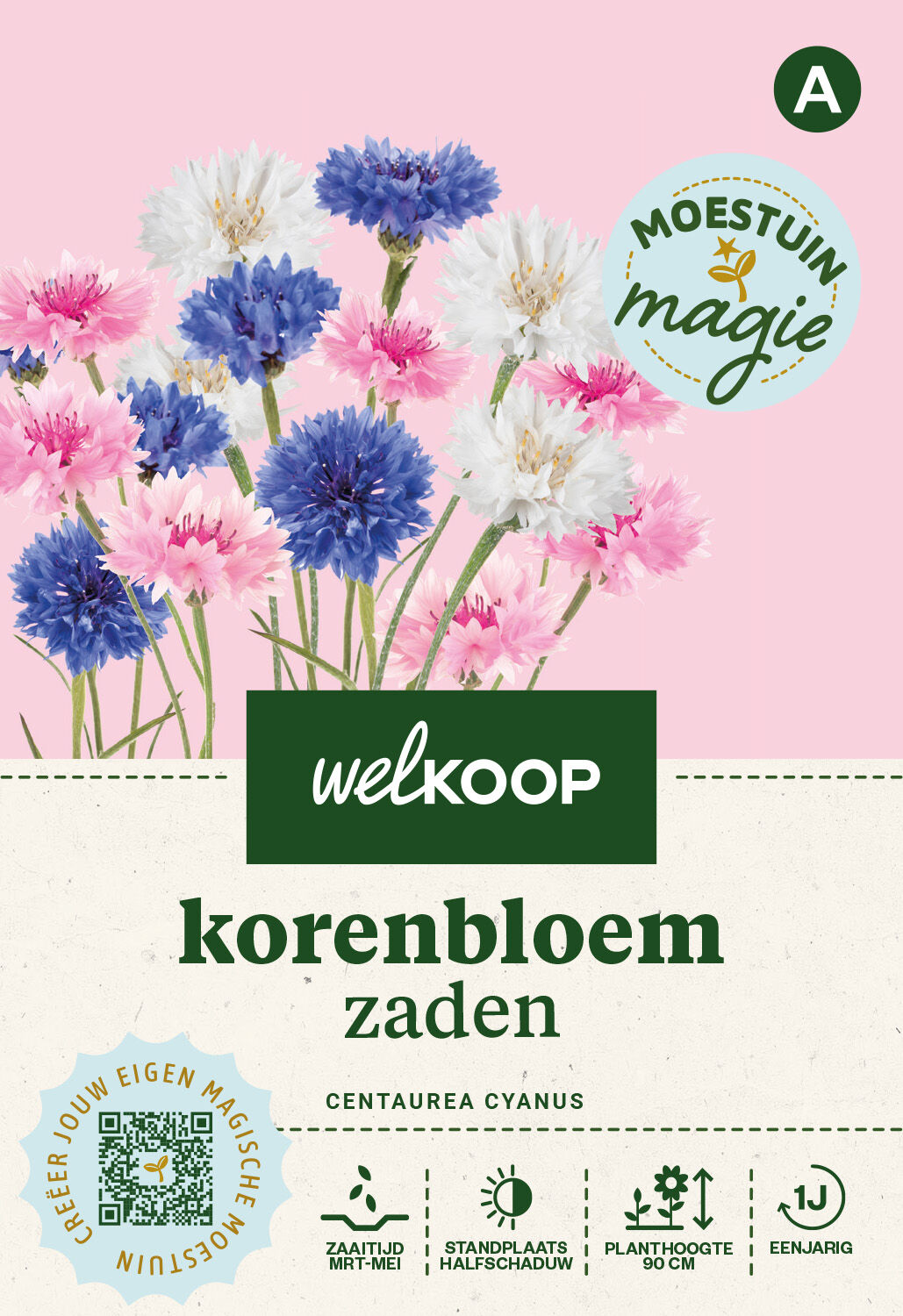 Welkoop Moestuin Magie - Korenbloem Zaden