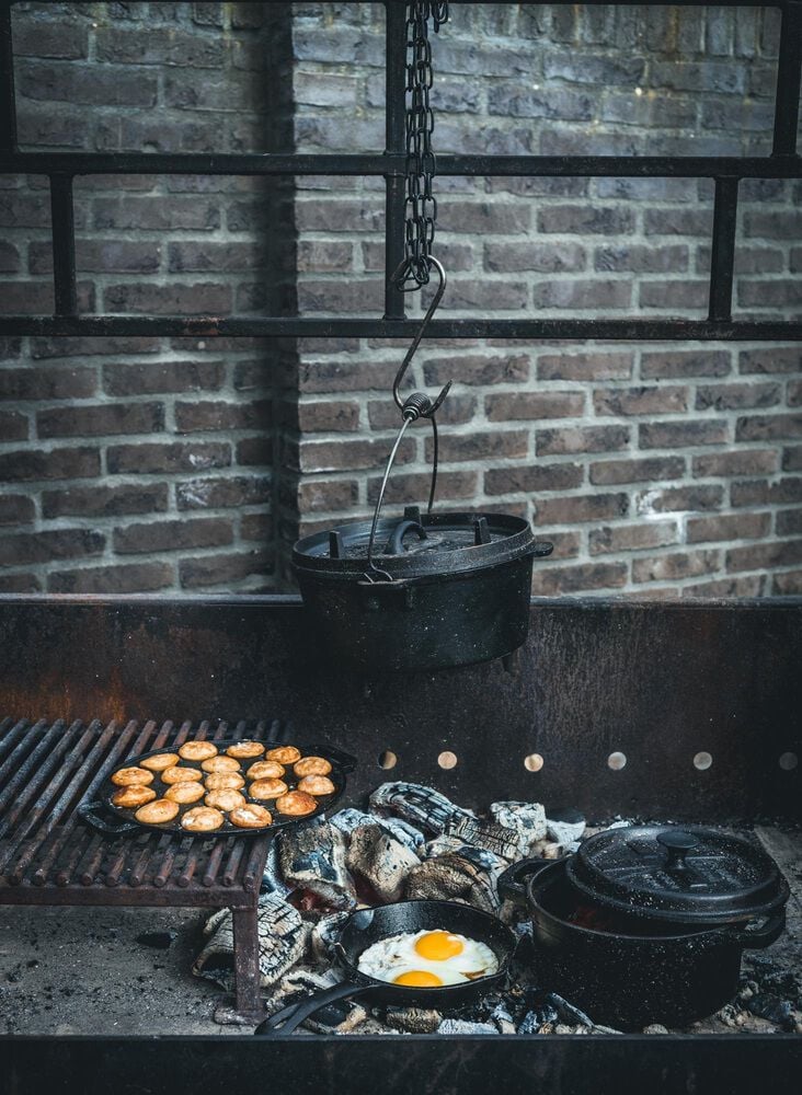 The Windmil Cast Iron - Startersset - Hout