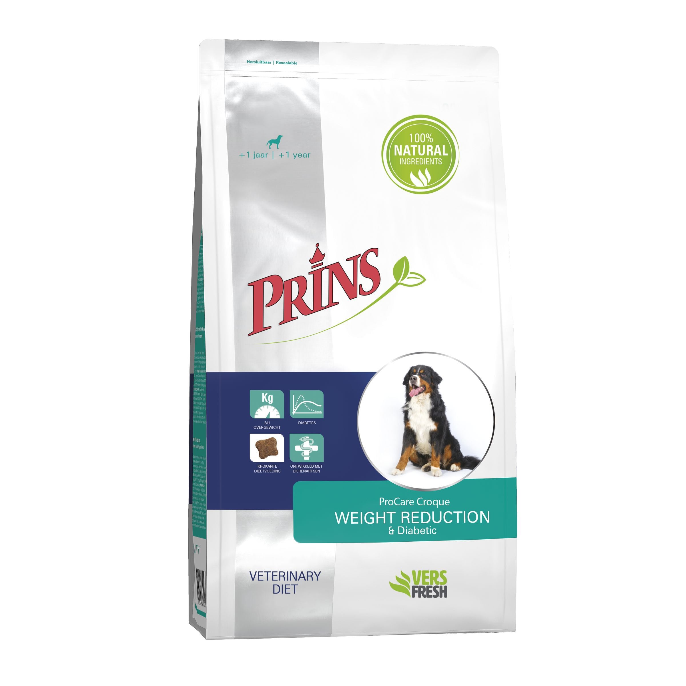 Prins ProCare Weight Control - Hondenvoer veterinair - 3 Kilogram - gevogelte Prins ProCare Weight Control - Hondenvoer veterinair - 3 Kilogram - gevogelte