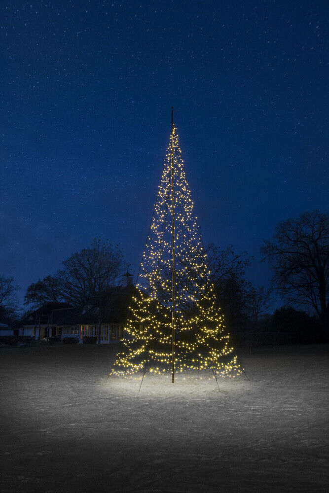 Fairybell Twinkle - Vlaggenmast kerstboom - 1500 - Warm wit - 800 cm Fairybell Twinkle - Vlaggenmast kerstboom - 1500 - Warm wit - 800 cm