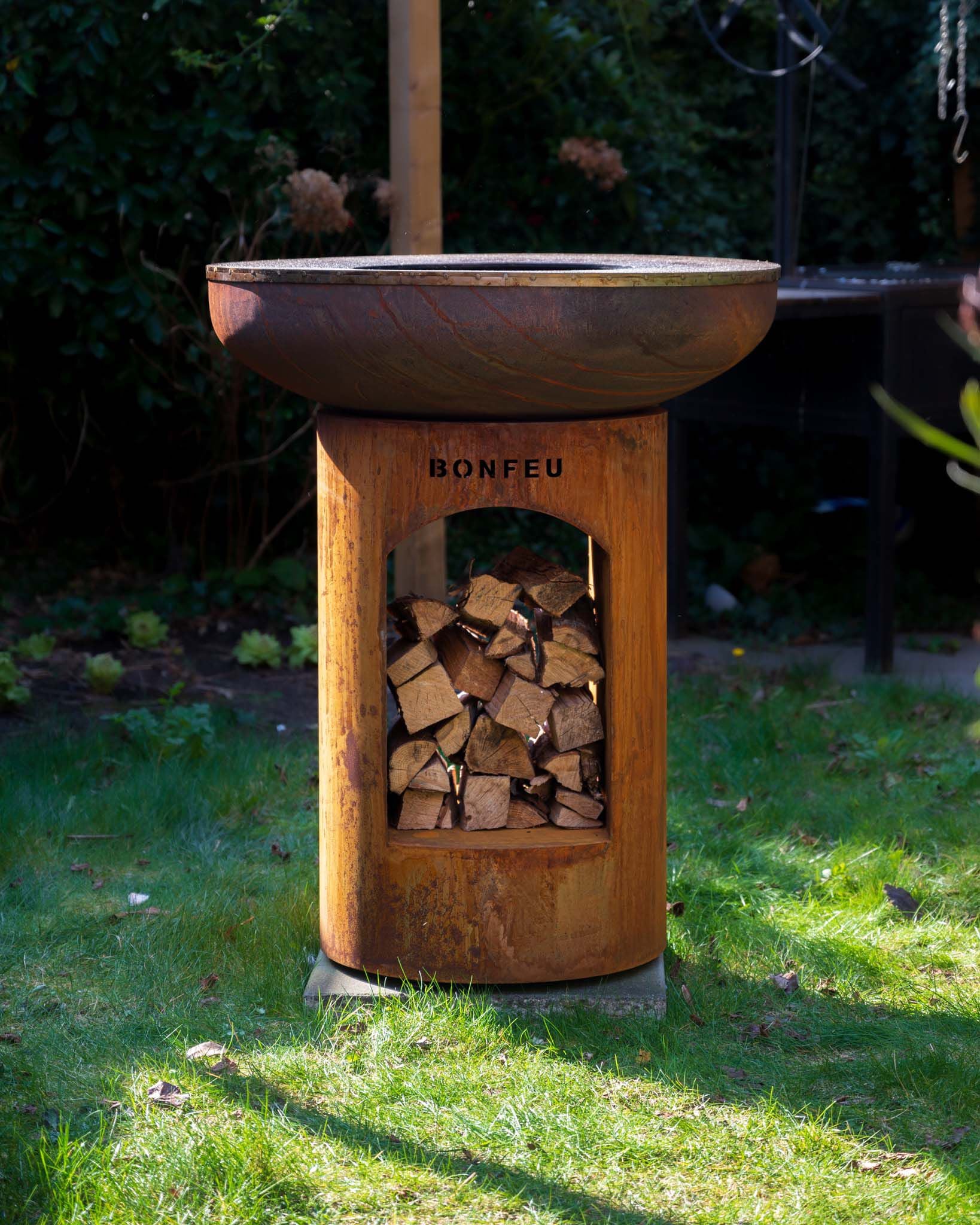 BonFeu BonBiza - Vuurschaal - Rond - Roest - Staal - 80 cm