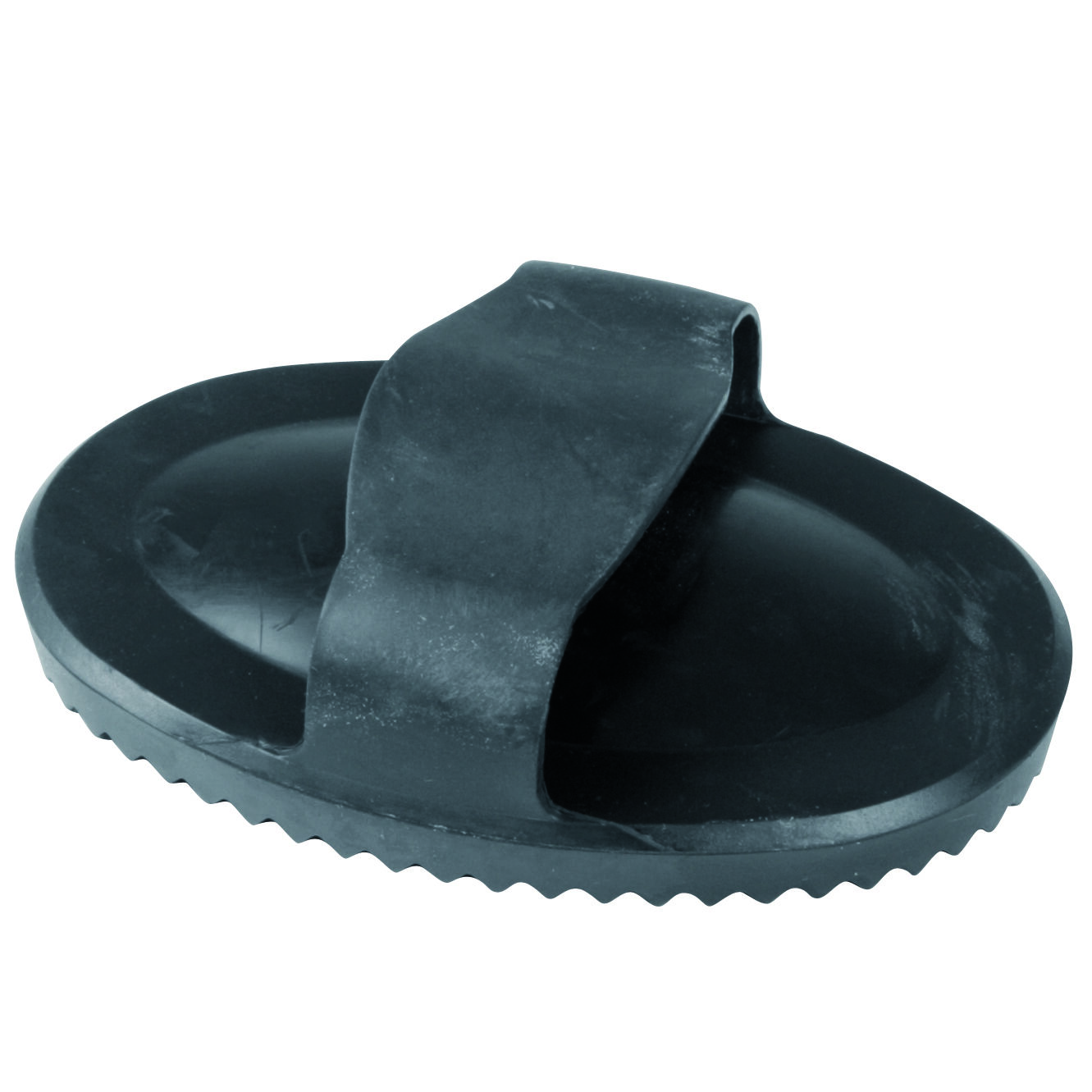 Waldhausen Rosborstel Rubber - Paard - Zwart - 4x8x12.5 cm