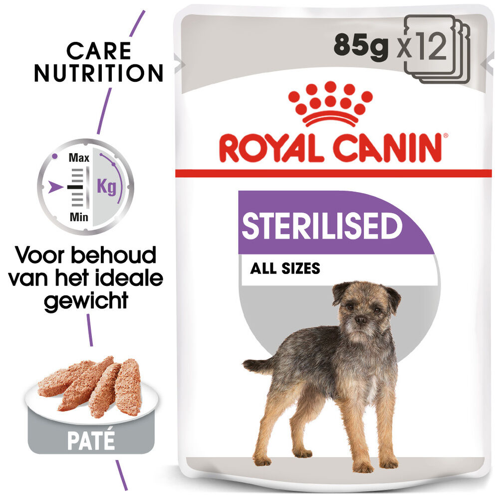 Royal Canin Sterilised Wet - Hondenvoer - 12x85 gram - 1020 Gram - gevogelte
