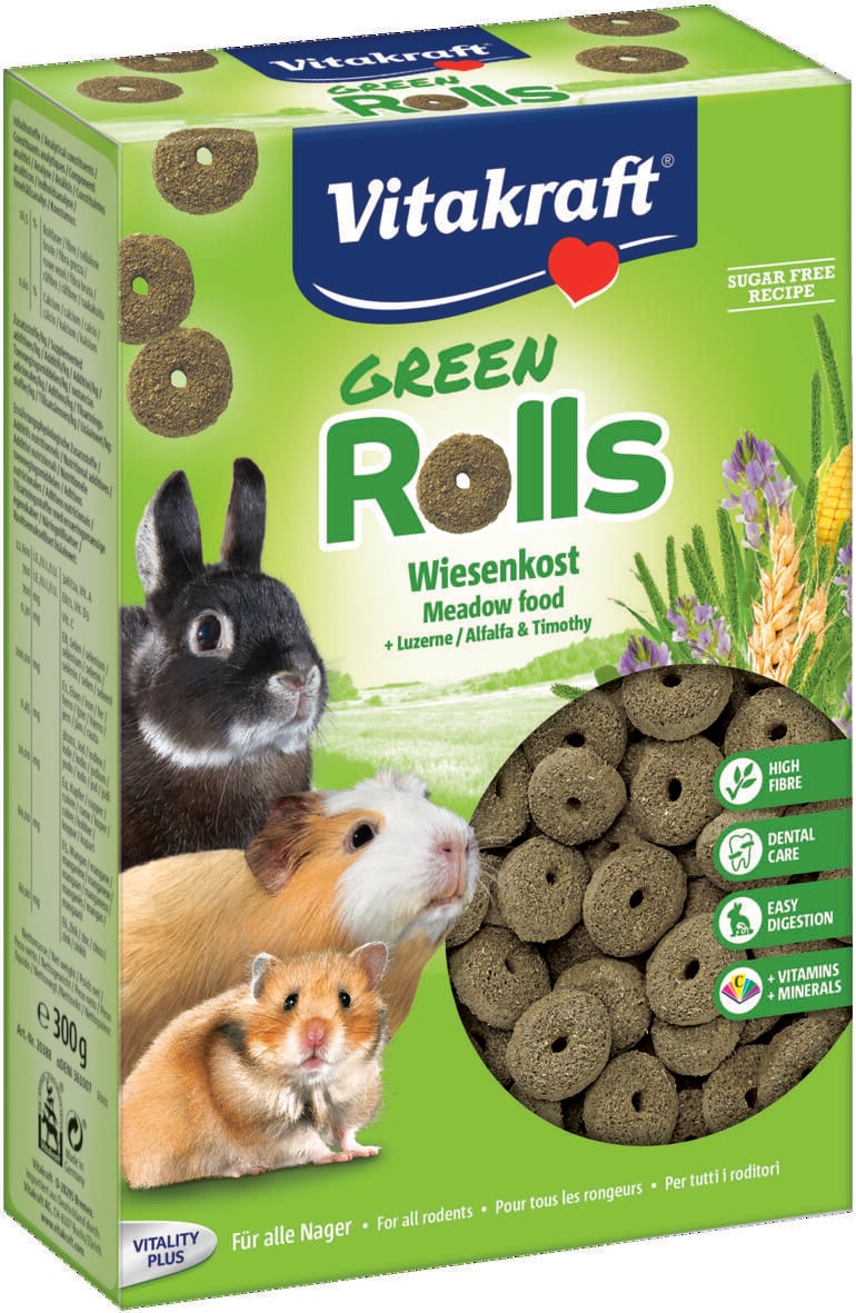 Vitakraft Green Roll - Konijn & Knaagdier Snacks Vitakraft Green Roll - Konijn & Knaagdier Snacks