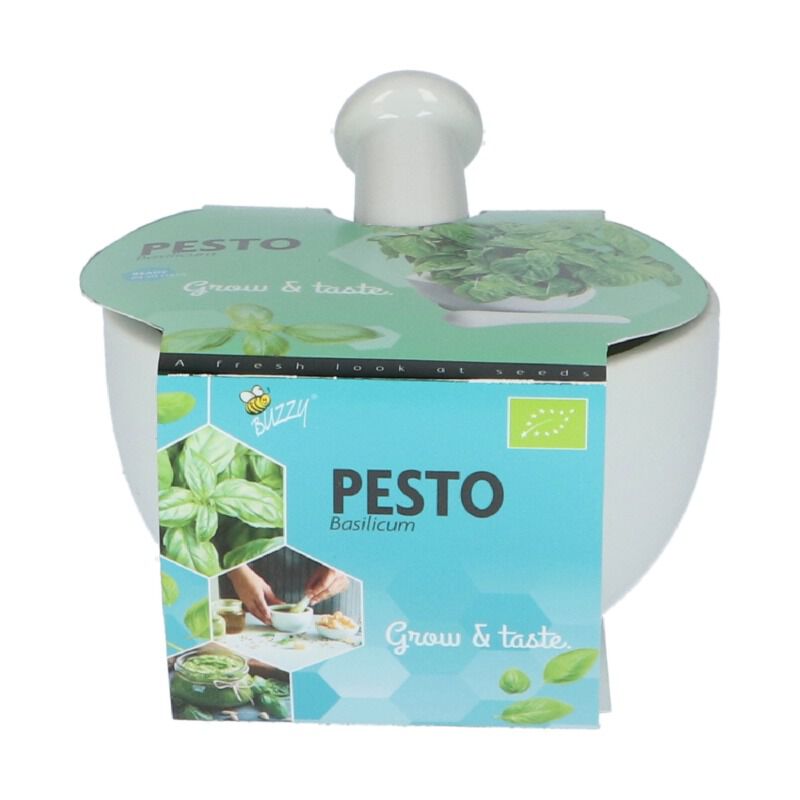 Buzzy Vijzel Pesto  Bio Basilicum - Groentezaden