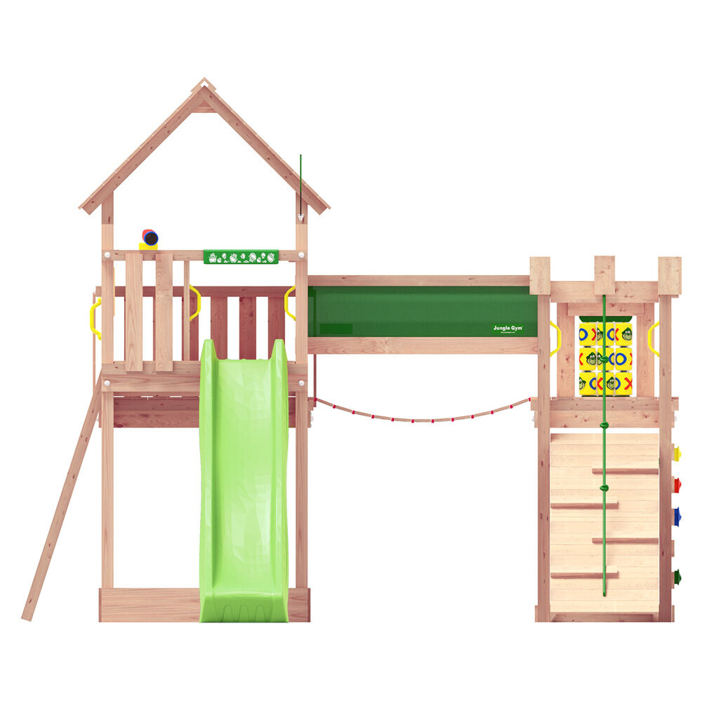 Jungle Gym Jessheim Grenen - Speeltoestel - Licht groen - Grenenhout