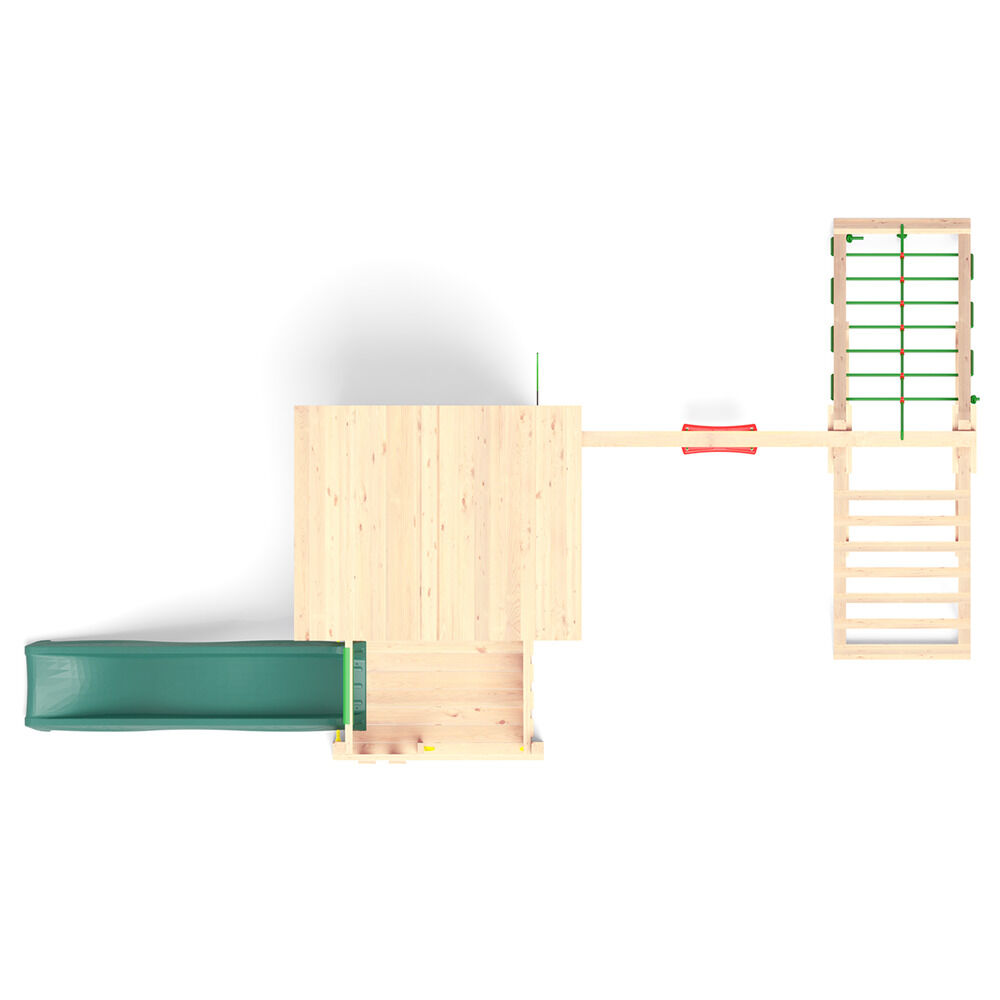 Jungle Gym Stavang Douglas - Speeltoestel - Donker groen - Douglas hout