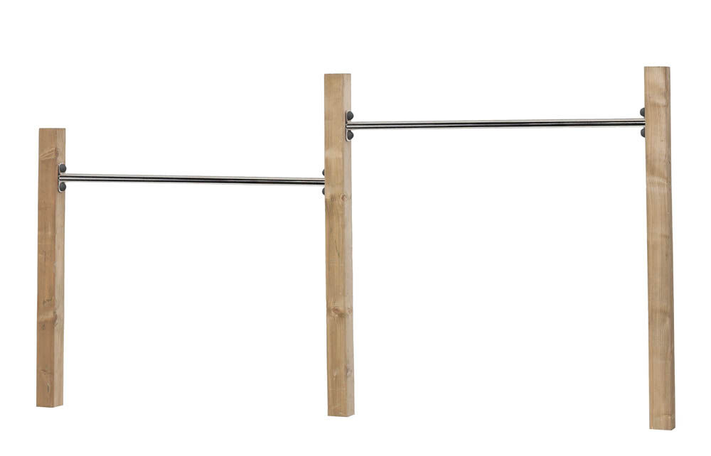 Swing King - Duikelrek dubbel - Bruin - Hout Swing King - Duikelrek dubbel - Bruin - Hout
