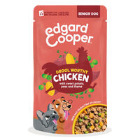  Edgard & Cooper Senior Pouch - Hondenvoer - 85 Gram - kip