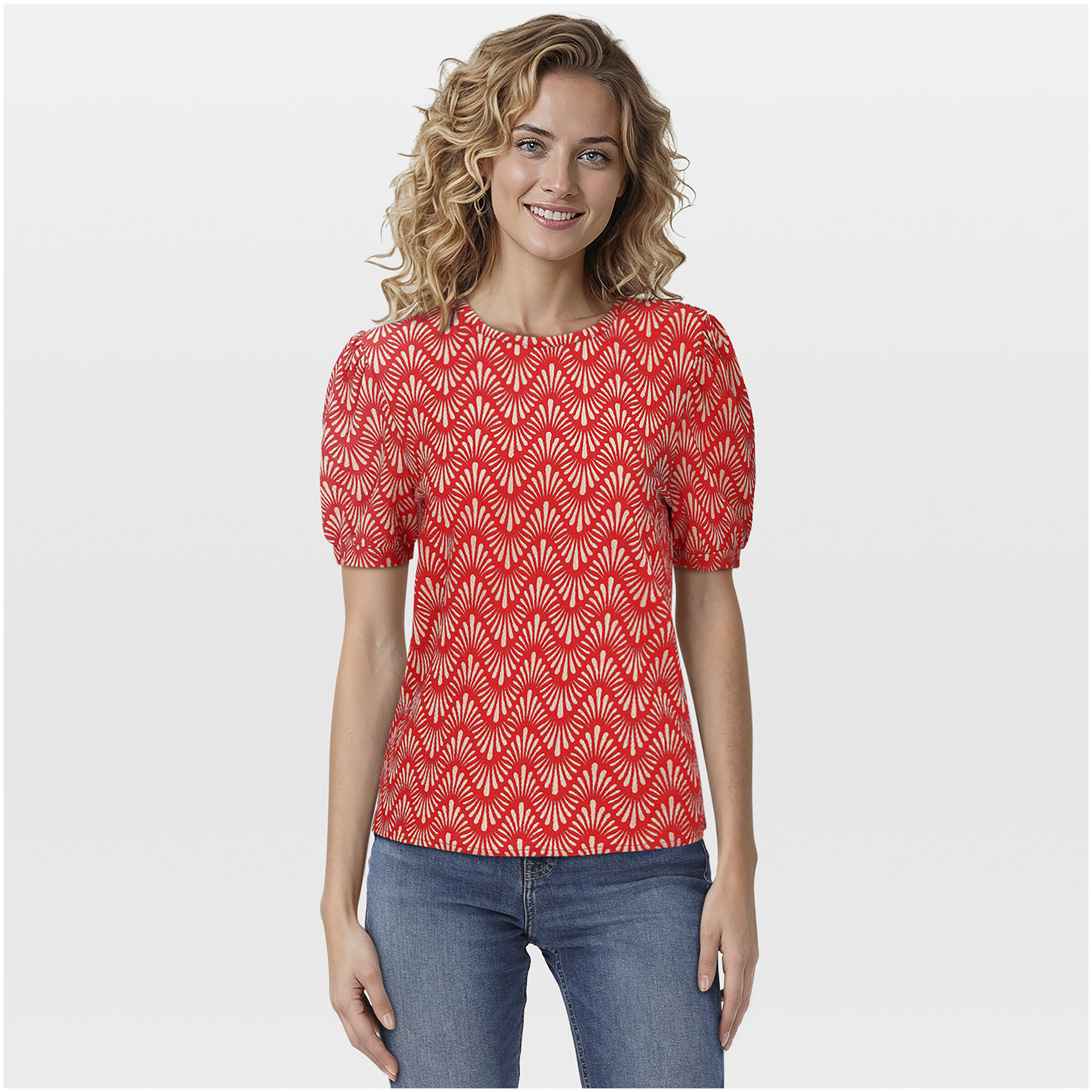 VELESTE Jane - T-Shirt - Donkerblauw roze - 36 VELESTE Jane - T-Shirt - Donkerblauw roze - 36