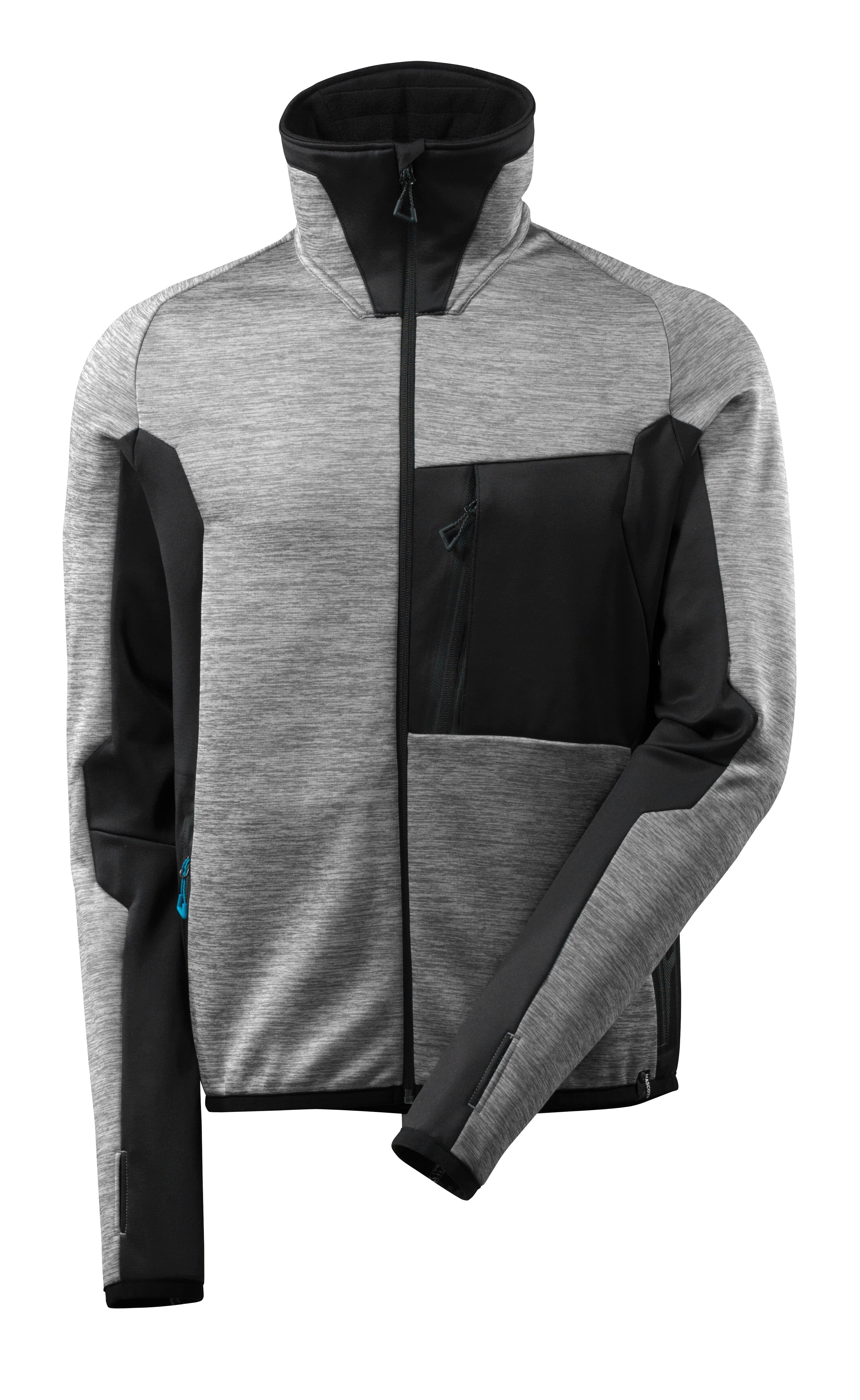 MASCOT Advanced - Fleecevest - Grijs / zwart - XS