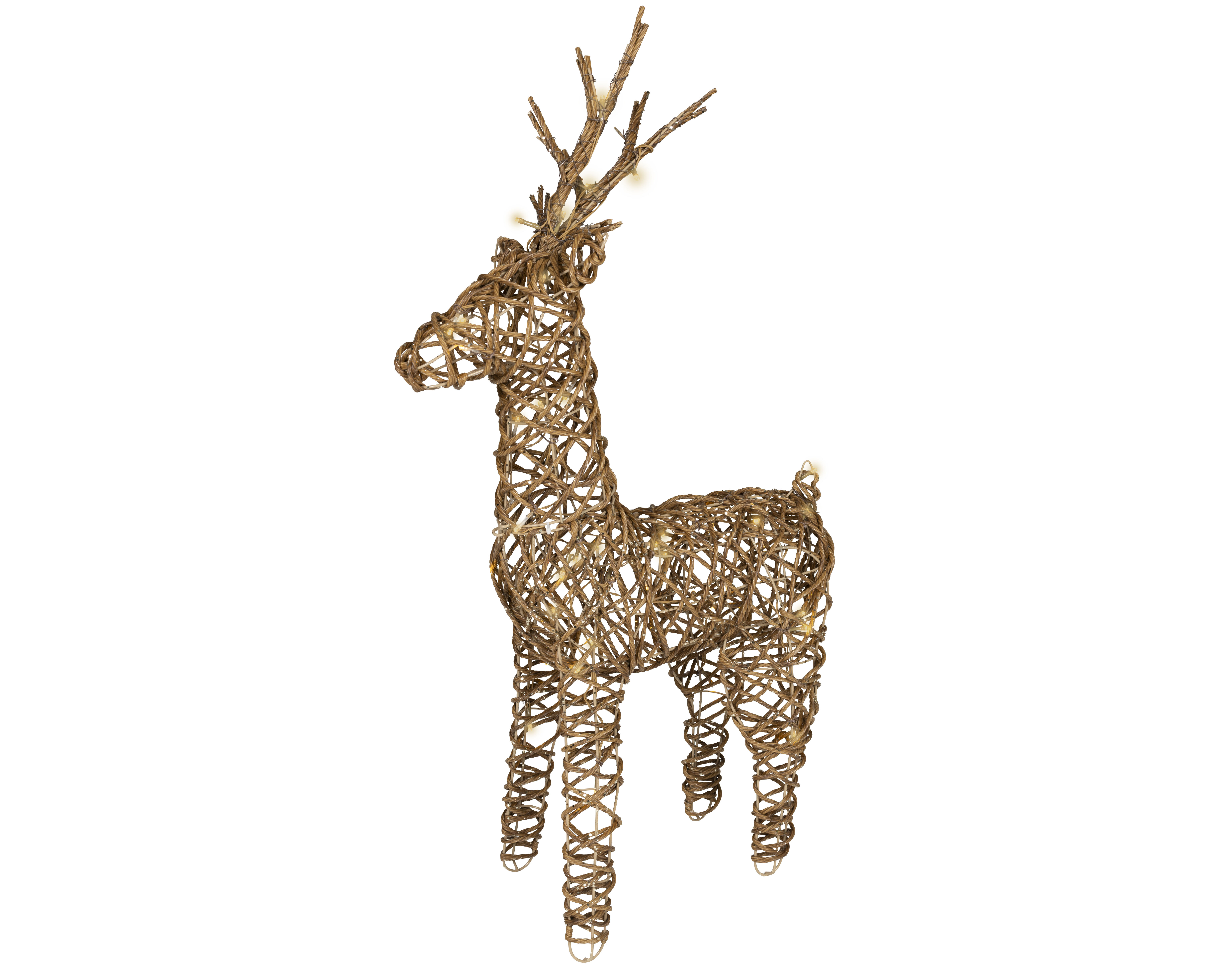Lumineo LED Rendier - Kerstverlichting - 45 - Soft gold - 85 cm Lumineo LED Rendier - Kerstverlichting - 45 - Soft gold - 85 cm