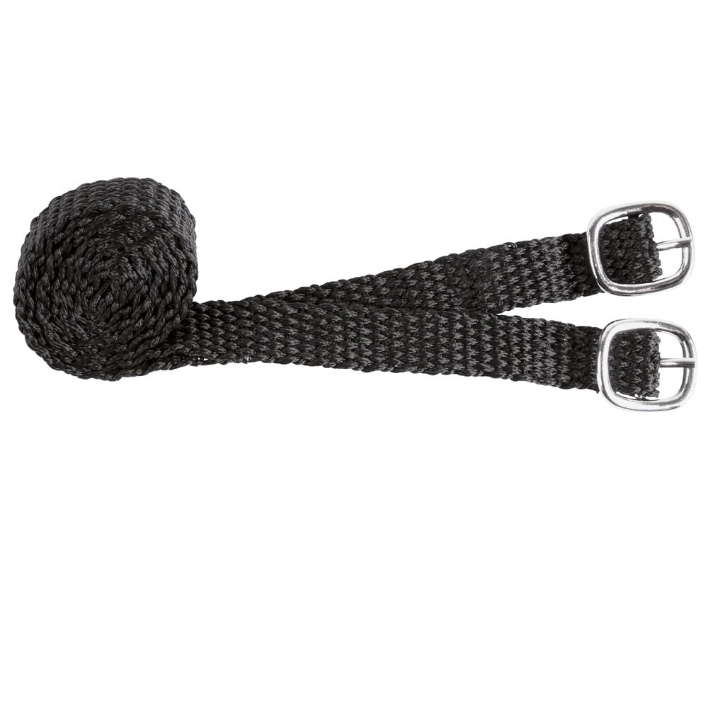 Waldhausen Sporen met bescherming en sporenriemen - Zwart - 2 cm