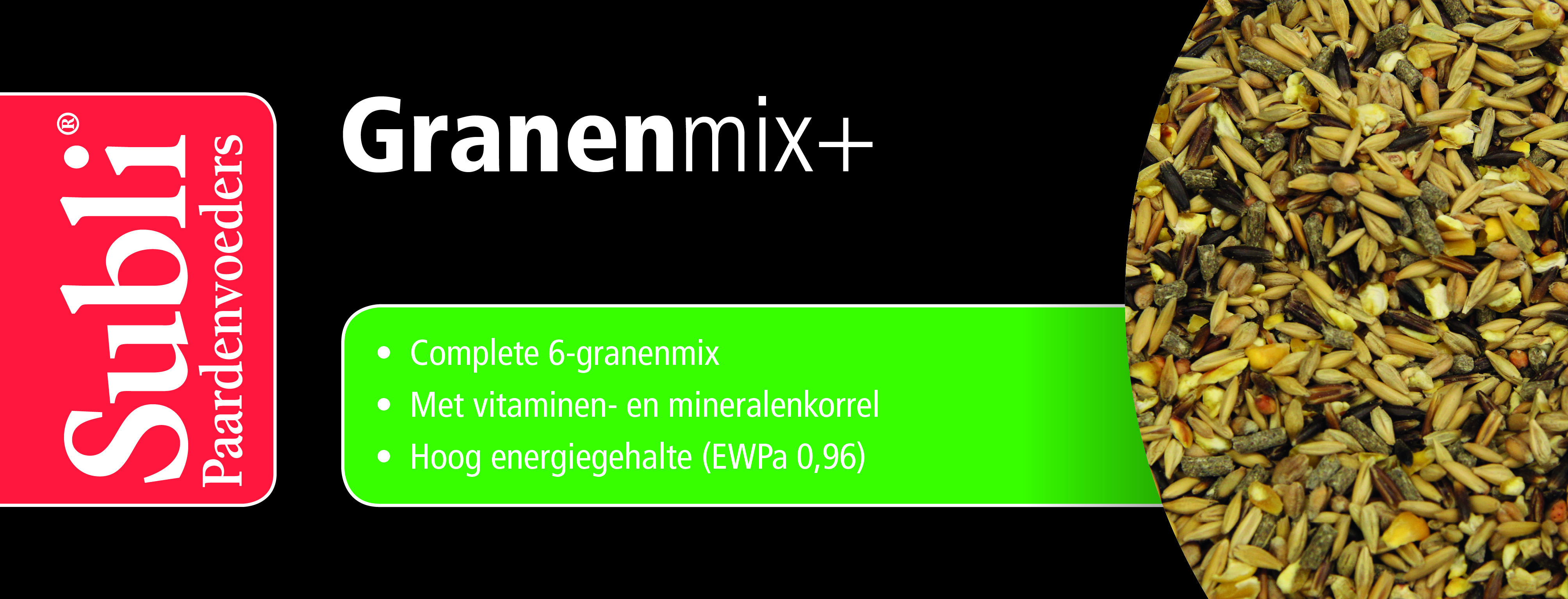 Subli Granenmix+ - Sport/ prestatie - 20 Kilogram - Zak