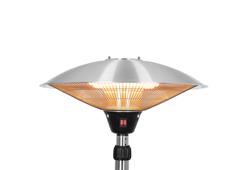 Eurom PD2101 XXL - Staande terrasverwarmer - Grijs - 2100 W