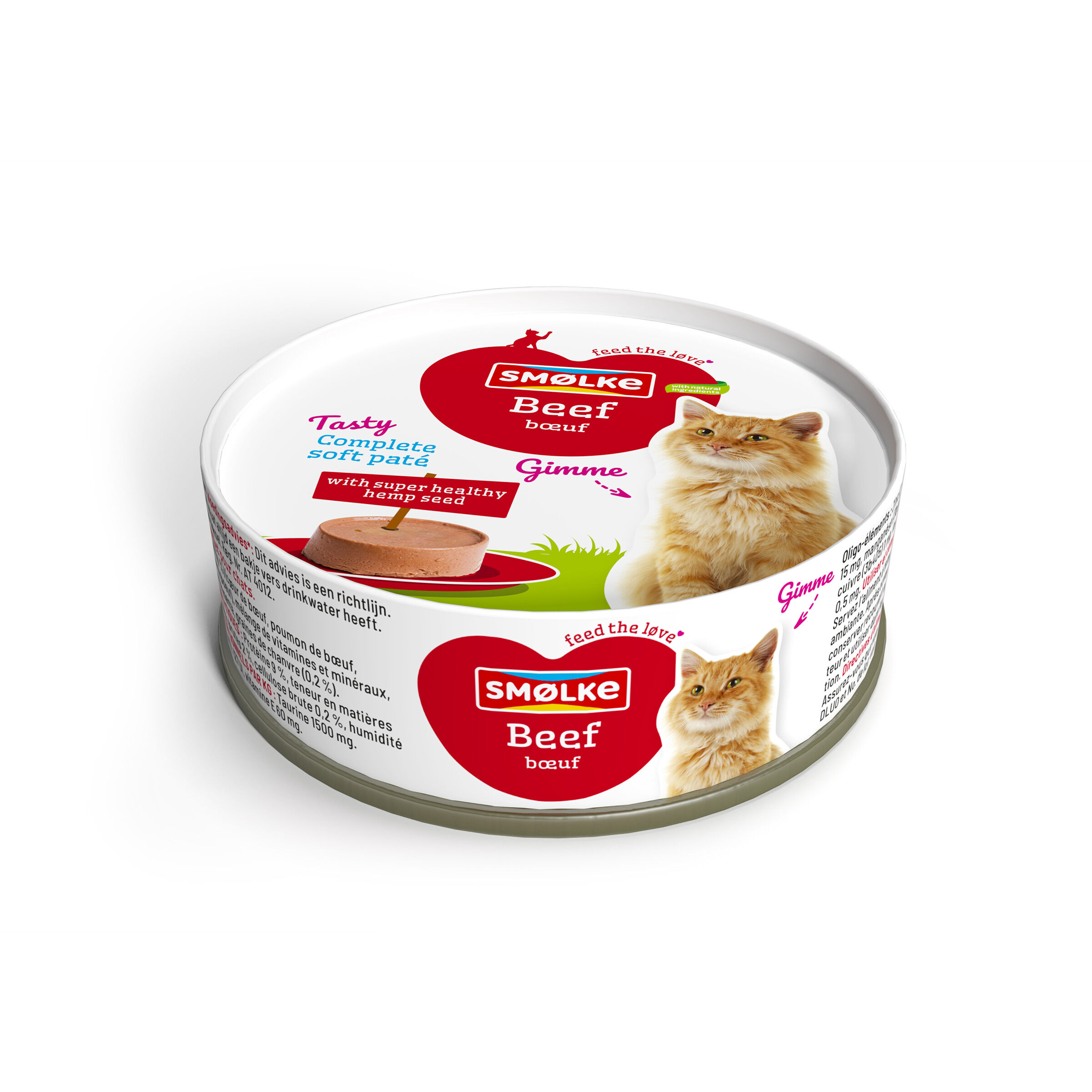 Smölke Soft Paté - Kattenvoer - 80 Gram - rund Smölke Soft Paté - Kattenvoer - 80 Gram - rund