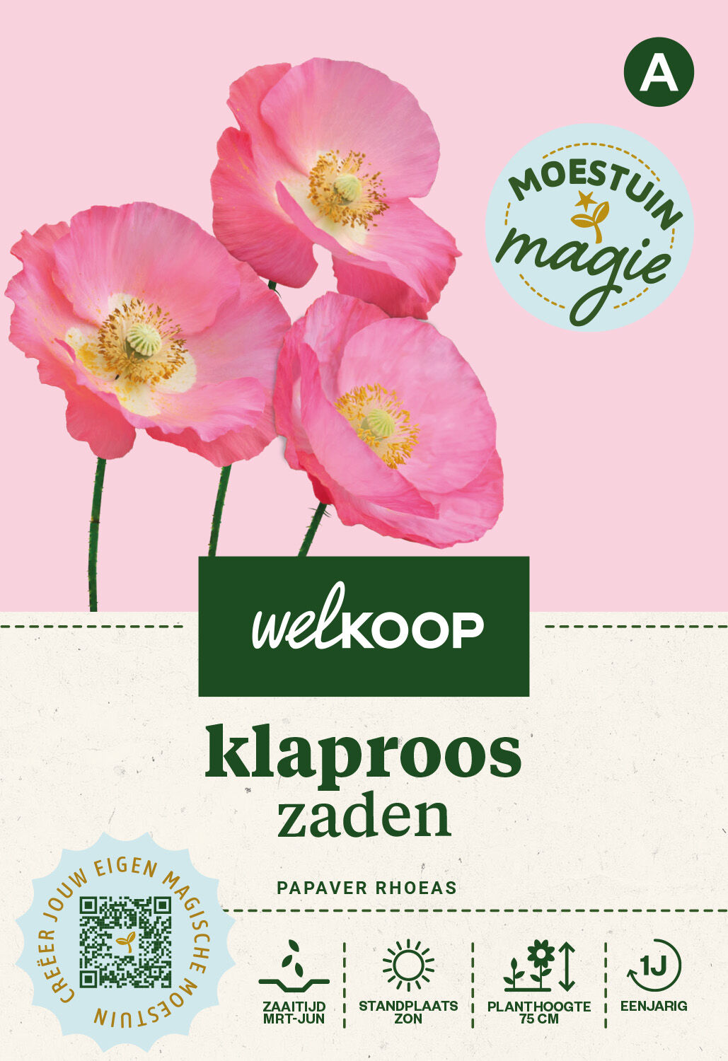 Welkoop Moestuin Magie - Klaproos Zaden