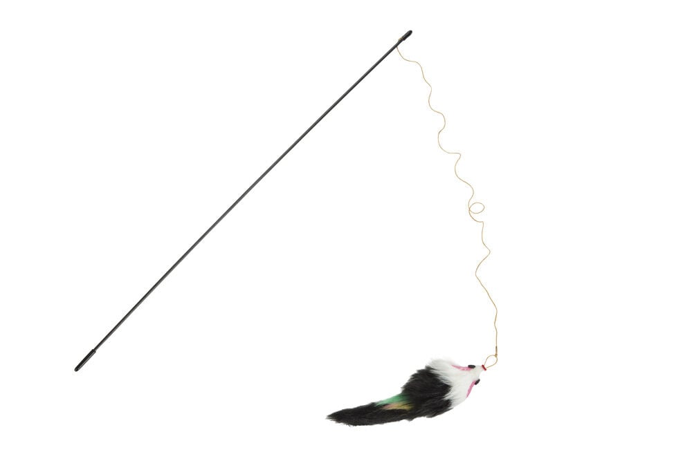 Beeztees Hengel met pluche muis - Kattenspeeltje Beeztees Hengel met pluche muis - Kattenspeeltje