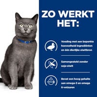 Hill's Prescription Diet Food Sensitivities d/d - Kattenvoer - 3 Kilogram - eend