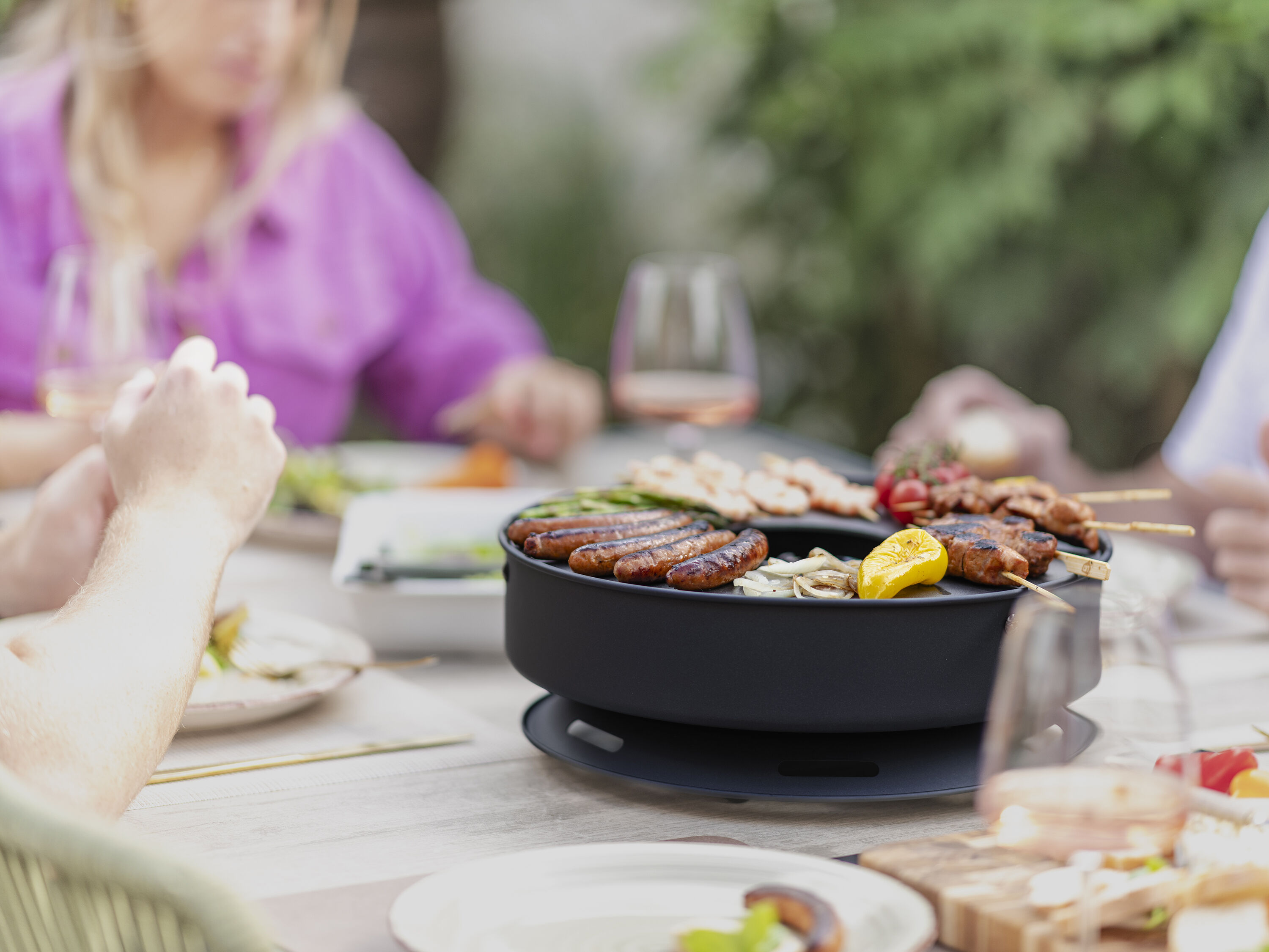 Onyx Mesa - Tafelgrill - Rond - Gepoedercoat - Staal - 36 cm