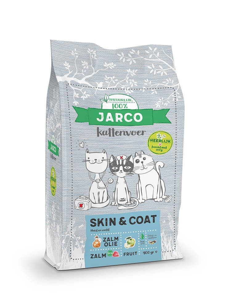 Jarco Skin & Coat - Kattenvoer - 2 Kilogram - zalm Jarco Skin & Coat - Kattenvoer - 2 Kilogram - zalm