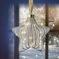 Lumineo LED Ster - Hanglamp - 15 - Wit - Warm wit