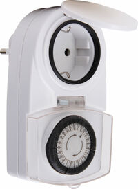 Kopp mechanisch spatwaterdicht - Tijdschakelklok - 16
