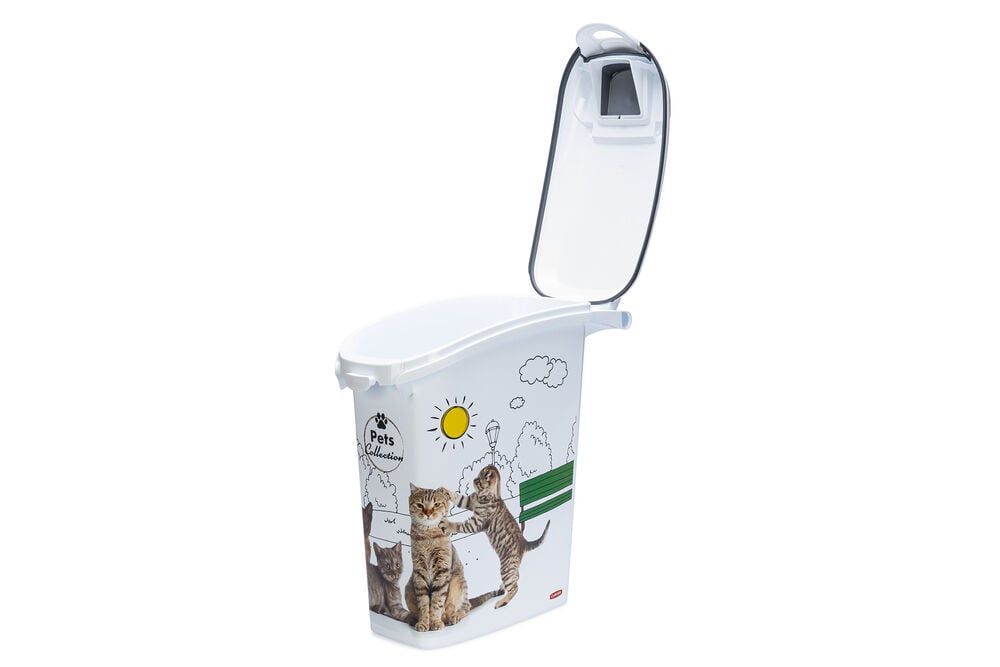 Curver Kat - Voercontainer - 23 l - Wit