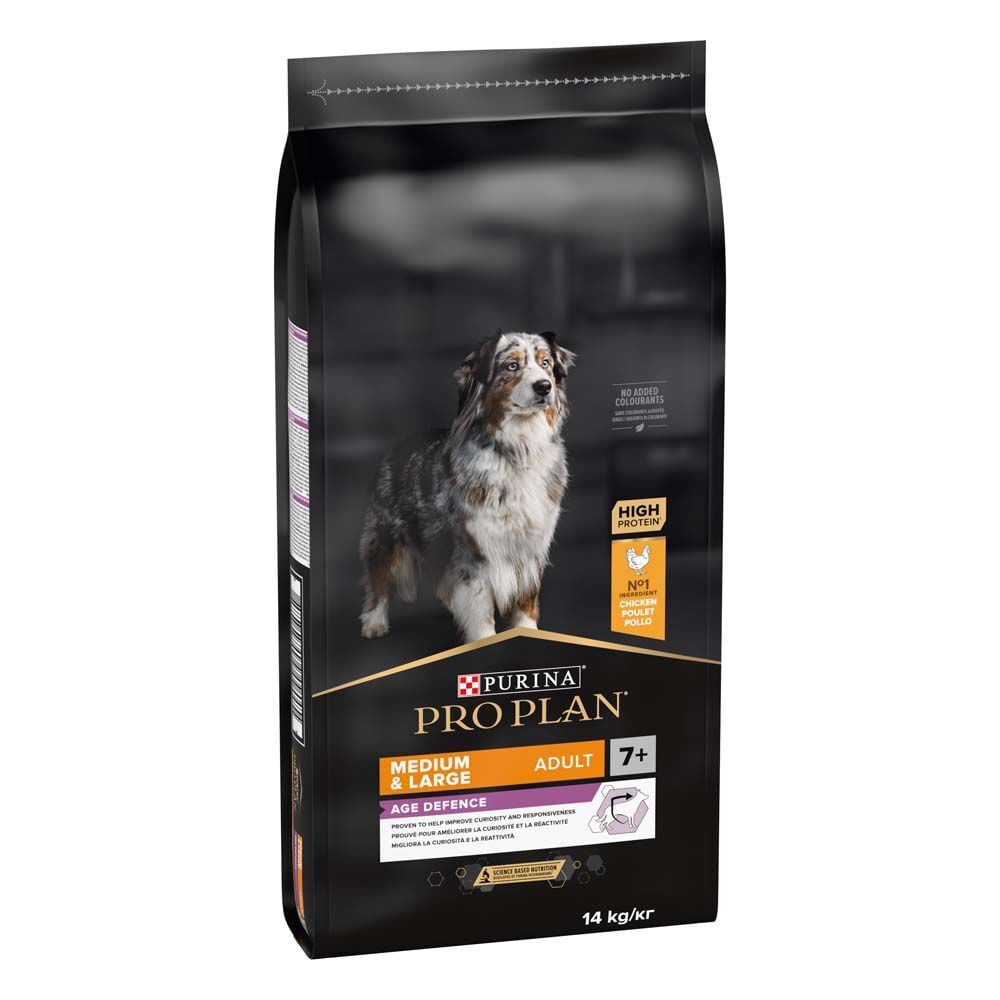 PRO PLAN Age Defence Senior Medium/Large - Hondenvoer - 14 Kilogram - kip