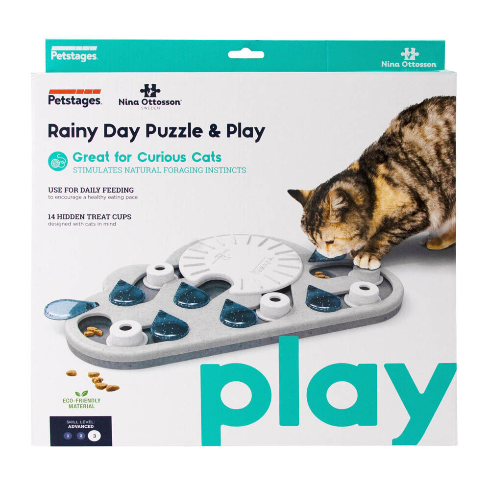 Nina Ottosson Rainy Day Puzzle & Play - Kattenspel - Grijs