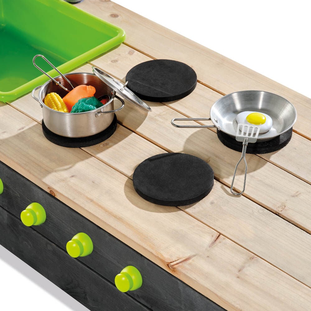 Exit Aksent - Zandbak - Zwart - 29x140x200 cm