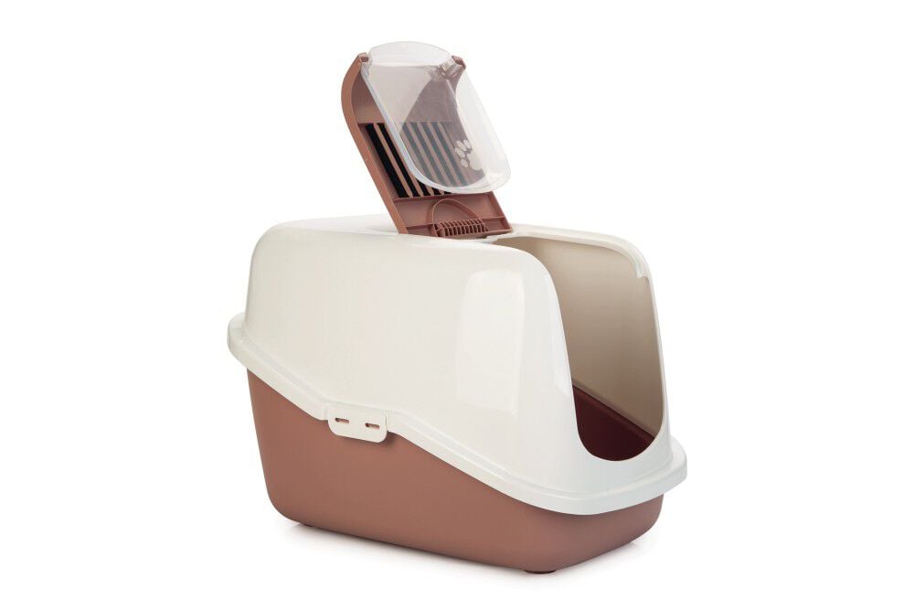 Savic Nestor - Kattenbak - Roze Wit - 39x39x56 cm