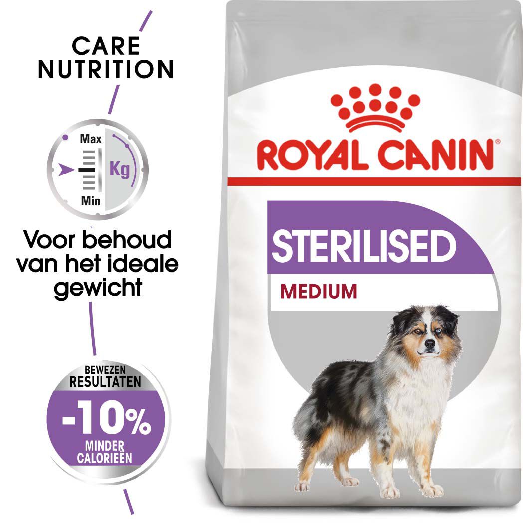 Royal Canin Sterilised Medium  Adult - Hondenvoer - 12 Kilogram - gevogelte