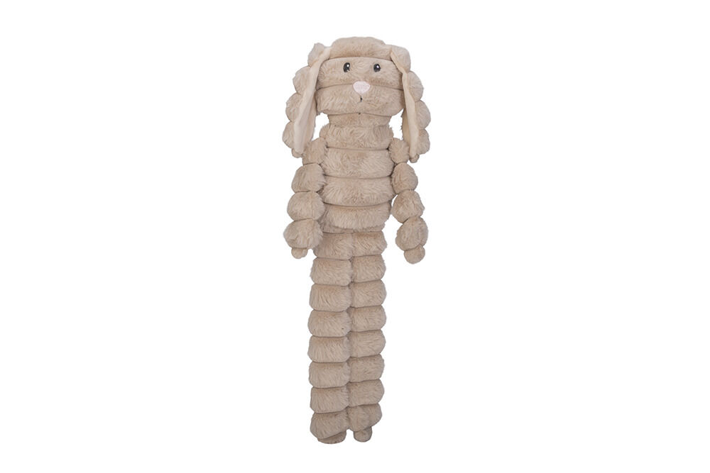 Beeztees Mies Konijn Pluche Knuffel - Hondenspeelgoed - Bruin - 60x8x24 cm